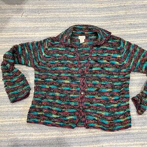 Sigrid Olsen multicolor cardigan